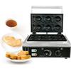 iBLENDAR Taiyaki - Piastra per waffle, 6 pesci, 1550 W, rivestimento antiaderente, macchina per waffle, spuntini commerciali