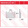TRW Pastiglie Freno Organiche MCB 691