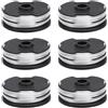 Lyshujli Confezione da 6 bobine di ricambio per decespugliatori Parkside PRT 550 A1, PRT 550 A2, PRT 550 A3, PRT 550 A5, PRT 550 B6, PRTA 20-Li B2, PRTA 20-Li C3