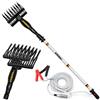 KROMA READY FOR WORK,ALWAYS. KROMA Abbacchiatore Elettrico per Olive 12V 400W con Asta Telescopica | Cavo da 12 Metri, Raccogliolive Elettrico, Per Uliveto, Asta Allungabile, 400W di Potenza