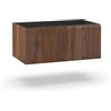 AQA DESIGN base portalavabo 1 cestone, sotto lavabo da bagno frontale in MDF cannettato, mobile sottolavabo, nr1 cassetto con scorrimento e chiusura soft - Rovere - 80x45x35 cm