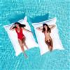 Avalon - Cuscino Galleggiante per Piscina Pouf Poltrona Sacco Way Medio, Pouffe Amaca, Pouf a Sacco in Tessuto Tecnico Antistrappo e Impermeabile, Arredo Moderno, Made in Italy(100x140cm-Bianco)