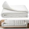 TETEWEVER Ovatta per imbottitura, 60 g/m², tessuto non tessuto imbottito, al metro, 7 mm, tessuto patchwork, 100% poliestere, imbottitura, lavabile, per tappezzeria, vestiti, cuscini e fai da te (1,5
