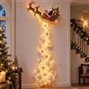 Generico Lampada Parete Percorso Magici Natale, Decorazioni Murali Natalizie (A) | Luce Natalizie Con Renne E Slitta Di Babbo Natale, Decorazioni Natalizie A Cascata A LED Per Le Vacanze Al Coperto