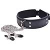 feifanshop Collana con clip per capezzoli, con catena per seno, giocattolo sessuale
