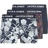 Jack & Jones Jacabstract Flower Trunks 3 Pack Jacabstract Flower Trunks 3 Pack Uomo (Pacco da 3)