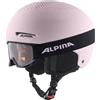 ALPINA ZUPO Set (+Piney), set di occhiali da sci e casco da sci di alta qualità, sicuro e robusto, per bambini