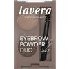 lavera Eyebrow Powder Duo con applicatore 2 in 1 | con applicatore 2 in 1, due colori coordinati, combinazione da delicata a intensa, cosmetici naturali, 1 pezzo