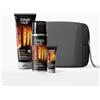 Bottega Verde - Nero d'Ambra, Pochette Uomo con 3 Prodotti Rasatura | Set Regalo Uomo con Shampodoccia 200 ml, Schiuma da Barba 200 ml e Balsamo Dopobarba 20 ml, in Pochette