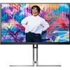 AOC Q27U3CV 27p IPS QD WLED WQHD 75Hz (2560 x 1440 pixel, 27"), Monitor, Argento, Nero