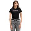 Karl Lagerfeld Jeans Donne Slim Short Sleeve Reflection T-Shirt