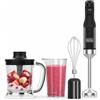 Black+Decker - Frullatore a immersione da 1500 W, acciaio inox, velocità variabile