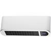 VELAMP - Termoventilatore Ceramico 2000W per Spazi da 20m² e Bagno Antispruzzi - Stufa Elettrica da Parete con Display e Telecomando - Radiatore a Riscaldamento Rapido, Timer Regolabile e Ventilazione