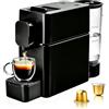 RYing Macchina da Caffè Capsule 19 Bar Compatta Espresso,Nero | 2 Formati Programmabili (Espresso e Lungo), Serbatoio 850ML e Ampio Contenitore per Ufficio e Casa Espresso Cremoso.