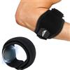 supregear Tutore per Gomito Uomo Donna, Protezione Avambraccio per Tennis e Golf, Cinturino Regolabile con Cuscinetti a Compressione, Fascia Morbida per Sport e Vita Quotidiana, Nero (1 Pezzi)