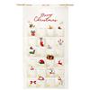Staranry Calendario dell'Avvento da Riempire in Tessuto, Calendario dell'Avvento da Appendere con 24 Tasche, Calendario Natale Fai-Da-Te Riutilizzabile