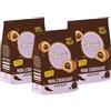 CAIYA 3X Bauli Mini Croissant Cornetti con Golosa Crema al Cioccolato 60% di Cacao, Nuova Ricetta 75gr [3 Confezioni]