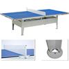 Garlando Tavolo Ping Pong C-67E Garden Outdoor Blu con 4 racchette e 30 palline