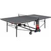Garlando Tavolo Ping Pong C-470EG Champion outdoor con ruote e piano grigio da esterno con 2 racchette e 6 palline Omaggio