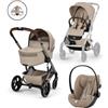 Cybex Gold - Cybex Gold Trio New Balios S Lux 2026 Almond Beige Navicella Richiudibile Con Cloud G