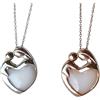 Generic MarkyBaby Milk Jewelry - Ciondolo latte materno per madre e figlio, in argento 925, oro rosa, kit di gioielli per latte materno, gioielli Kepsake