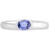 Vagmine Jewel Anello Da Donna In Argento Sterling 925 Con Tanzanite Naturale, Pietra Preziosa Portafortuna Di Dicembre, Gioielli In Argento