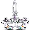 BOIGEGU Ciondolo in argento Sterling per braccialetti e collane Pandora | Ciondolo in argento 925 per Halloween, vintage, zucca, scheletro, teschio, ragno, fantasma, cappello da strega, perline