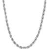 KnSam Catena in acciaio inox, 75 cm, in acciaio inox, da uomo, argento, da uomo, larghezza 5 mm, lunga, Acciaio inossidabile, Senza zirconi