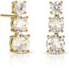 Zavana Orecchini Donna Trilogy con 3 Zirconi Graduati 16 mm