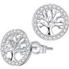 Micory Orecchini Albero Della Vita Donna Pendenti Argento 925 - Celtico Stile - Regalo Donna Originale Per Mamma Moglie Compleanno Anniversario