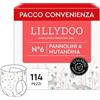 LILLYDOO Pannolini a mutandina LILLYDOO, taglia 6 (13+ kg), 114 pz | Delicati sulla pelle, con tasche per pipì e pupù, 0% profumi e lozioni, dermatologicamente testati: sicurezza ad ogni cambio