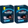 Huggies Drynites Pannolini, Taglia XL (48-60 kg),Mutandine assorbenti, 13-19 Anni (Confezione da 2)