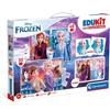 CLEMENTONI S.P.A. Clementoni Edukit 4 in 1 Disney Frozen Set di Giochi 4 Anni+ Gioco Memory Puzzle Bambini 18292