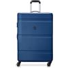 DELSEY PARIS - AIRSHIP 2.0 - Valigia da stiva - 76x50x32 cm - Blu chiaro | Guscio rigido e leggero, Garanzia 2 anni, Lucchetto TSA, Taglia grande XL, 4 ruote doppie, 158 cm max, Tasca a rete, ABS