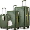 Sea choice Set di Valigie Rigide 3 Pezzi Estensibile con Stampa Stelle Set Bagaglio da Viaggio con Porta Bicchieri Lucchetto TSA e 4 Ruote 360° Capienza XL Ideale per Viaggi Vacanze e Shopping