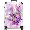 NoBoringSuitcases.com NoBoringSuitcases© Valigia Grande Bambini Bagaglio Da Stiva Trolley Viaggio | 77x51.5x28 cm - Rigido Leggero 4 Ruote Valigie Bimbo Enorme XL Suitcase Farfalla - Acquerello - Astratto