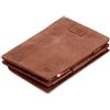 GARZINI Magic Wallet in vera pelle, linguetta, portamonete, RFID | Portafoglio slim minimalista, portamonete sicuro, sistema a linguetta, vera pelle, blocco RFID, 8 carte