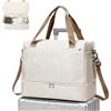 WEPLAN Borsone da Viaggio Bagaglio a Mano 40x30x20 Ryanair Borsa da Cabina | Borsa da Viaggio con Scomparto Scarpe Borsone Palestra Borsa da Weekend Donna Borsa Parto Ospedale Mamma,C01-Beige Marrone