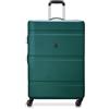 DELSEY PARIS - AIRSHIP 2.0 - Valigia da stiva - 76x50x32 cm - Verde | Guscio rigido e leggero, Garanzia 2 anni, Lucchetto TSA, Taglia grande XL, 4 ruote doppie, 158 cm max, Tasca a rete, ABS