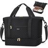 ETRONIK Bagaglio a Mano 40x30x20 Ryanair, 24L Borsone da Viaggio | Travel Bag per Transavia Wizzair, Borsone Palestra con Scomparto Scarpe, Borsa Parto Ospedale Mamma Borsa Weekend, Nero
