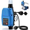BYZESTY Controllo della pompa, interruttore di pressione con manometro, interruttore di pressione per pompa dell'acqua, regolatore di pressione automatico, interruttore di pressione 10 bar, per impianto