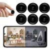 JEWKTTONS 6 PCS Mini Telecamera Spia WiFi 1080P HD, Videocamera di Sorveglianza con Visione Notturna e Rilevamento del Movimento, Controllo Remoto tramite App, per Uso Interno ed Esterno in Casa S/R