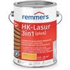 Remmers Vernice trasparente Acqua HK 3in1 pino, 2,5 litri, vernice per legno, per recinzioni, copertura per auto, casette da giardino, impregnante + fondo + finitura in uno