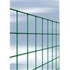 FENCESHOP Rete elettrosaldata plastificata verde, Vendita al metro, maglia 50x76 mm, filo Ø 2,5 mm per recinzione giardino ed esterni - FENCESHOP (H 198 cm)