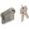 VI.TEL. Mezzo Cilindro Ottone Serratura Porta Antifurto 50mm (40+10) | Ovale, Serratura Interna, 3 Chiavi Incluse, Per Ingresso Porta D'ingresso, Blocchi Per Mobili
