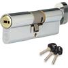 XFORT Colossus, serratura a cilindro Euro a doppia finitura con pomolo, 3 stelle Kitemark, 40EX/50T (90 mm), serratura anti-scasso a cilindro British Standard TS007, per porta Upvc.