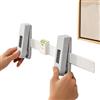 Generico Strumento Per Appendere Quadri, Porta Chiodi Magnetico Con Livello | Strumento Di Allineamento Per Montaggio A Parete In ABS 42x12,5x5,7 Cm Con Righello Per Appendere Specchi, Orologi, Immagini,