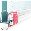 STEIGNER Guarnizione doccia UK15 180 cm (1 pz.) trasparente - Guarnizione box doccia verticale per docce angolari o pentagonali con porta 5-8 mm - Perfetta aderenza, Materiale resistente, Impermeabile