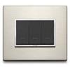 Vimar Serie Eikon Evo - Placca 4 Moduli Alluminio Serie Eikon Bronzo