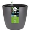 Elho All-In-1 Brussel Round 18 con inserto autoirrigante - Anthracite | ∅ 18.3 x A 16.8 cm | Adatto per uso interno | Plastica riciclata al 100%